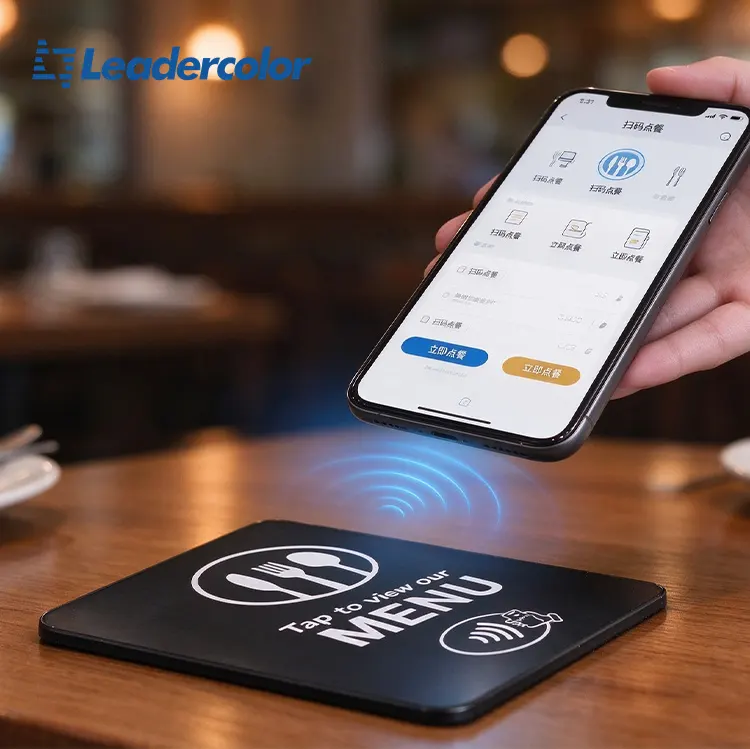 Menu Navigate Card Acrylic RFID Menu Card-leadercolor